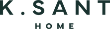 K.SANT HOME logo, forest green