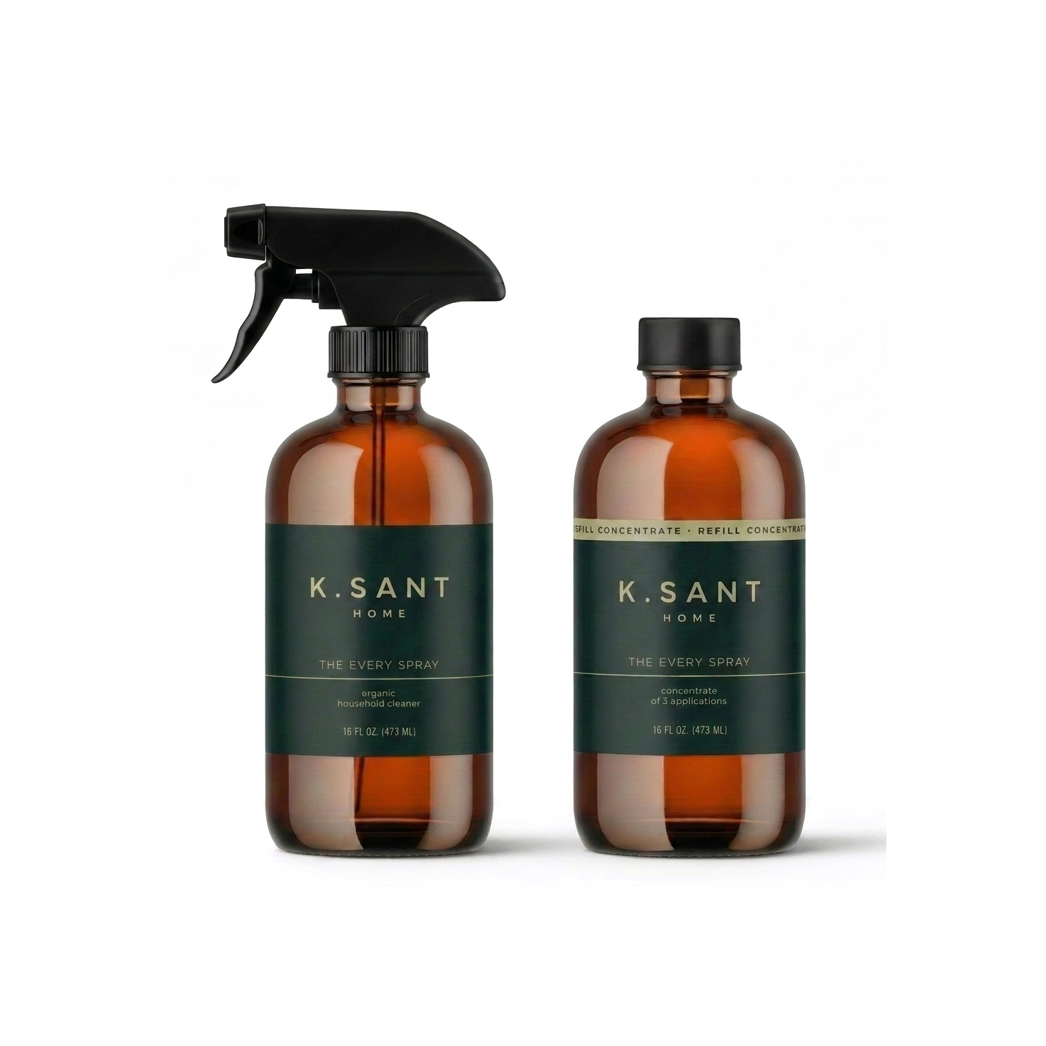 K.SANT The Bundle — The Every Spray + The Every Spray Refill in amber glass